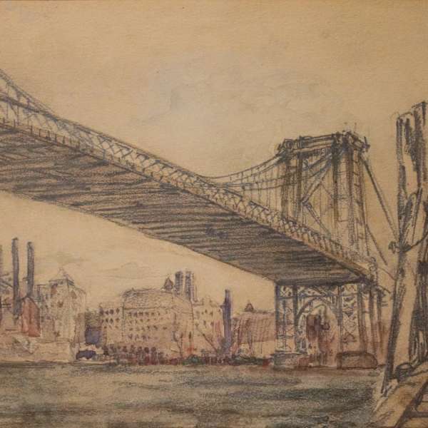 Williamsburg Bridge by Frank A. Spangenberg, Image 1.