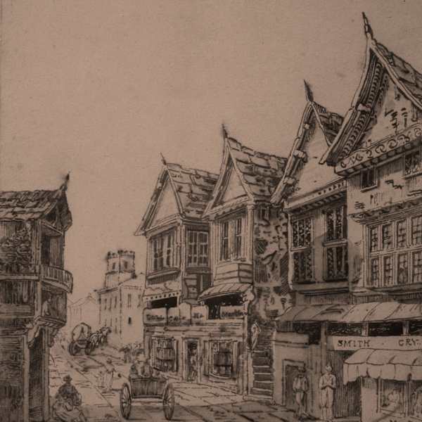 Eastgate Street, Chester by Henry Marklove, Image 1.
