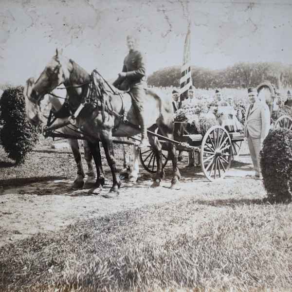 Funeral of Civil War Veteran by William A. Cook, Image 1.