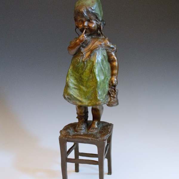 Girl Standing on Stool by Juan Clara, Image 3.