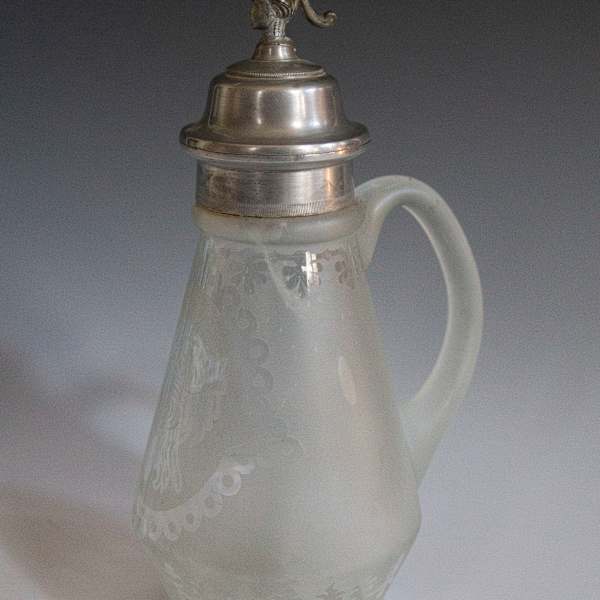 Syrup Pitcher by Hemingray Glass Co., Image 2.