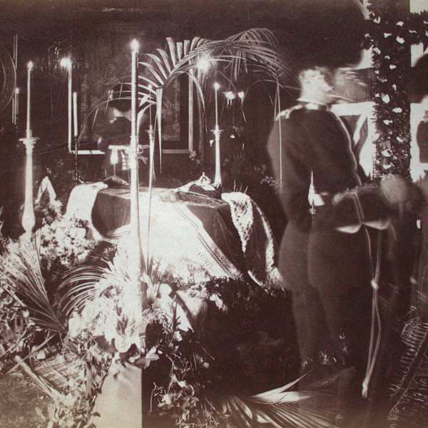 Queen Victoria Lying in State at Osborne House by Hughes & Mullins, Image 1.