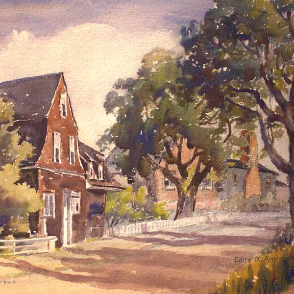 Tree-lined Street by Edna Rozina Andrews, Image 1.