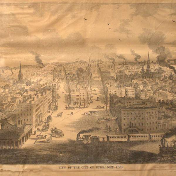 View of the City of Utica, New York by Lewis Bradley, William J. Peirce, Image 1.