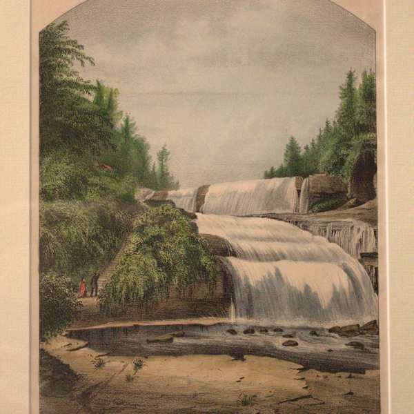 Trenton Falls, N.Y. by Louis Humphrey Everts, Image 1.