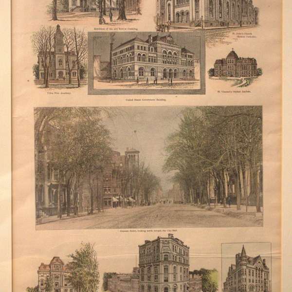 Views in the City of Utica, New York by W.C. Allen, Image 1.
