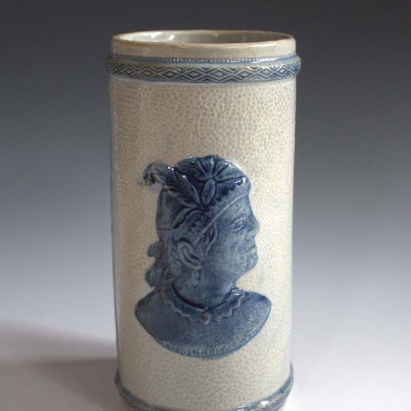 Old Sleepy Eye Vase by Weir Pottery Company, Image 2.