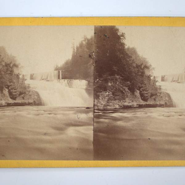 Trenton Falls, New York: High Falls, from Below by E. & H.T. Anthony, G.W. Thorne, Image 1.