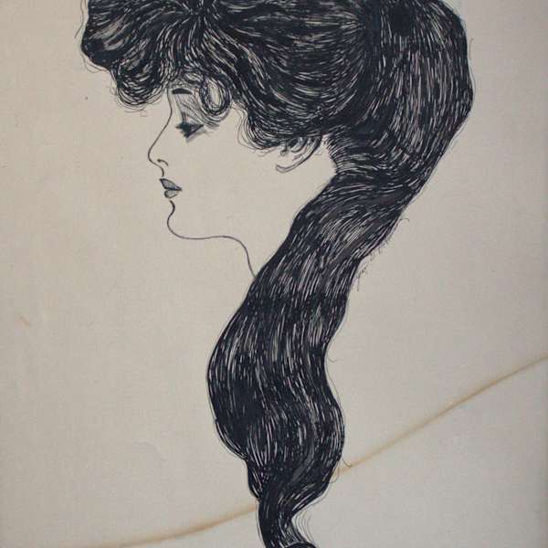 Profile of a Lady by Jean E. Robinson, Image 1.