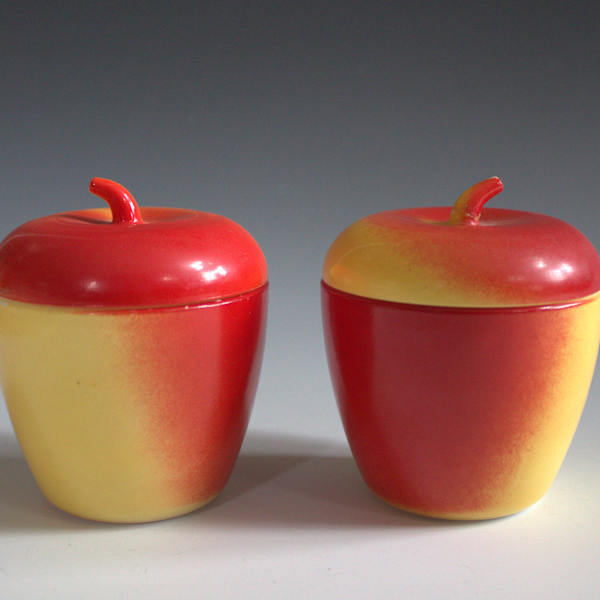 Jam Jars (Set of Two) by Hazel Atlas Glass Company, Image 1.