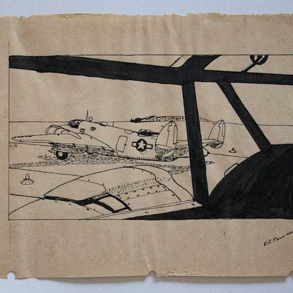 Planes in Flight by Elmer Charles Tallman, Image 1.