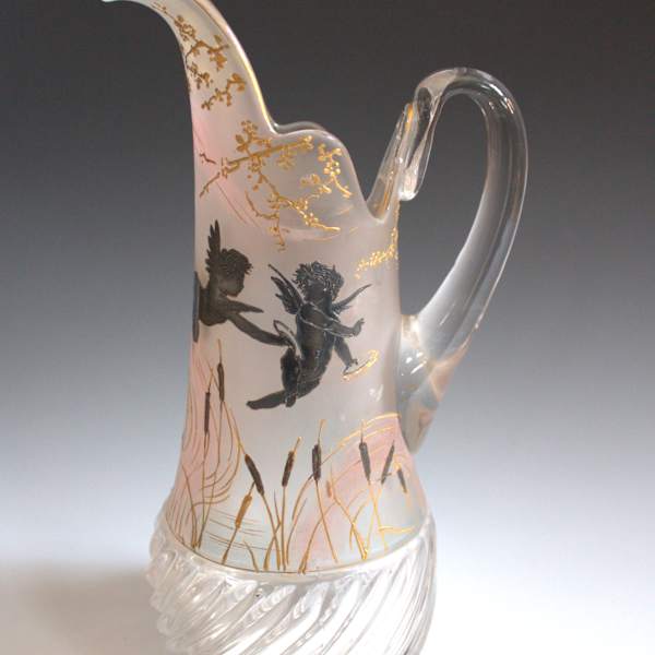 Lemonade Pitcher by Riverside Glass Works, Image 1.