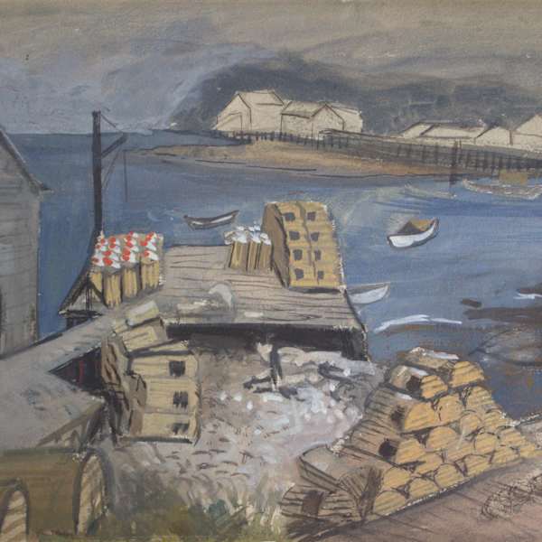 Lobster Trapping by Harry Gottlieb, Image 4.