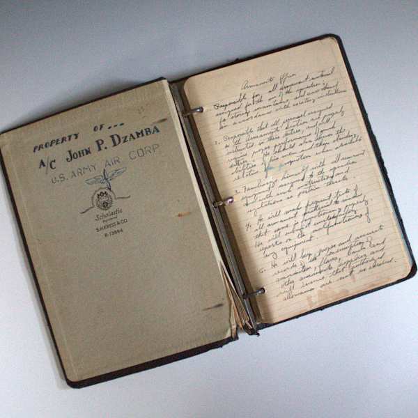Notebook by John P. Dzamba, Image 4.