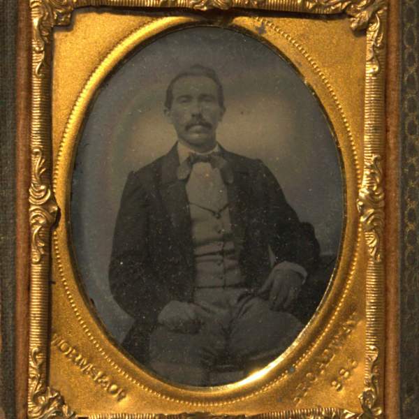 Ambrotype by C. Worms, Image 1.
