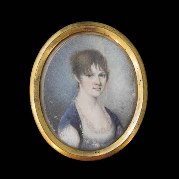 Portrait Miniature by William Verstille, Image 1.