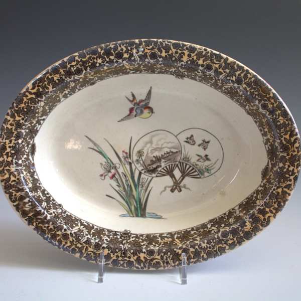Vegetable Serving Dish by W.T. Copeland, Image 2.