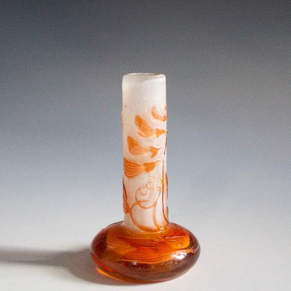 Miniature Vase by Émile Gallé, Image 4.