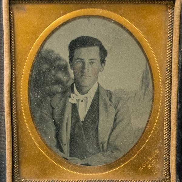 Ruby Ambrotype by Silas A. Holmes, Image 1.