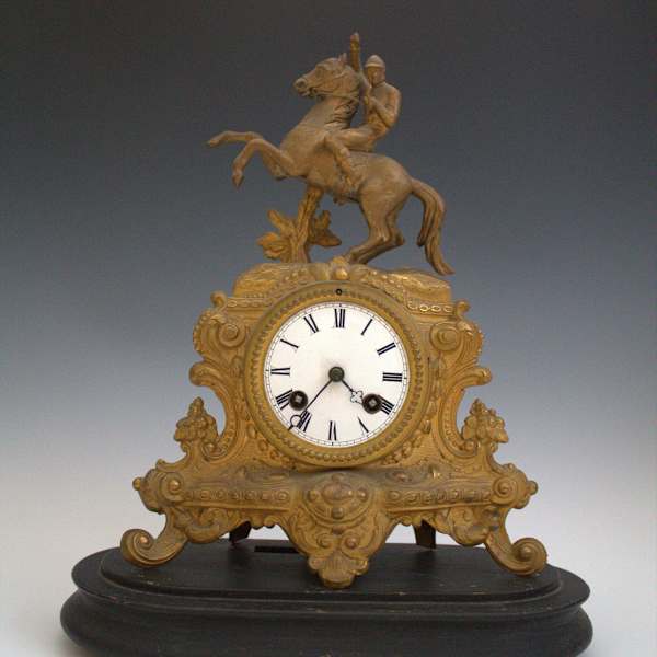 Clock by Lenzkirch Uhrenfabrik, Image 1.
