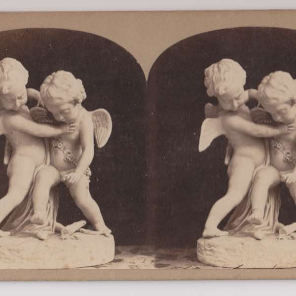 Two Cupids Struggling for a Heart by Henry Goold, Image 1.