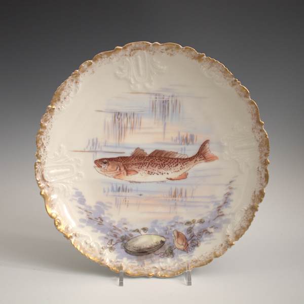 Plate by G.I.D. Limoges, Image 3.