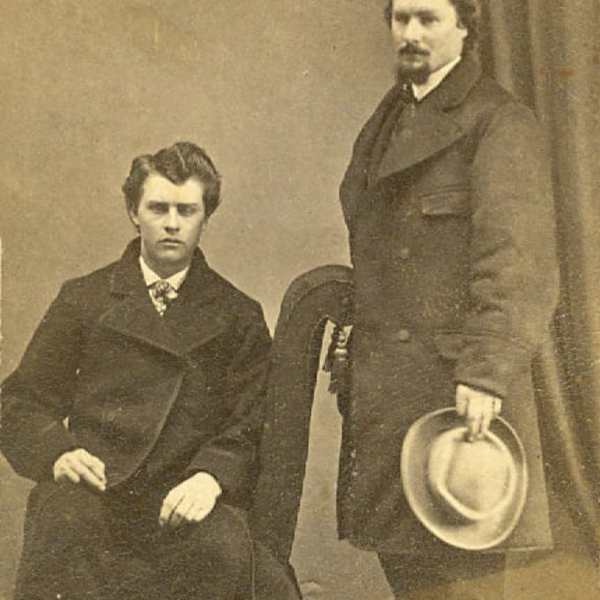 Portrait of Two Men by George S. Irish, Image 3.