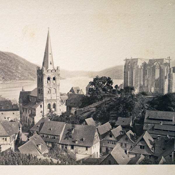 Vue de Bacharach et du Rhin by William England, Image 1.