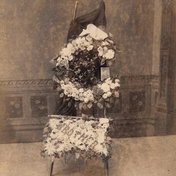 Mourning Still Life by H.F. Van Woert, Image 1.