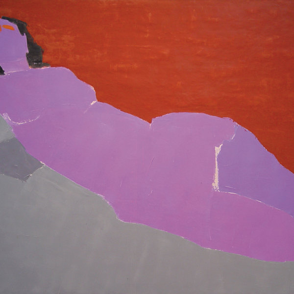Reclining Nude, Violet by Wesley Rusnell (RAiR 1973-74), Image 1.