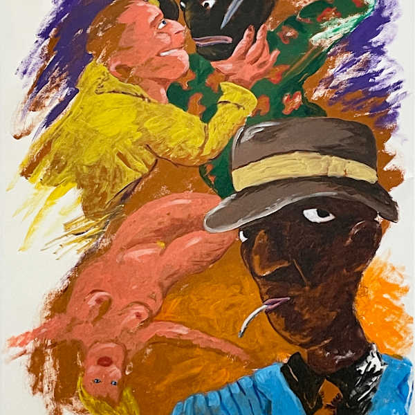Detectives Report: Unsolved Mystery by Robert Colescott (RAiR 1987), Image 2.