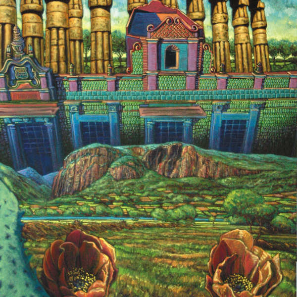 Apoala With Cactus by Michael Aakhus (RAiR 1976-77), Image 1.