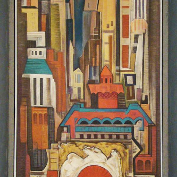Castle Gardens by Howard Cook (RAiR 1967-68), Image 1.