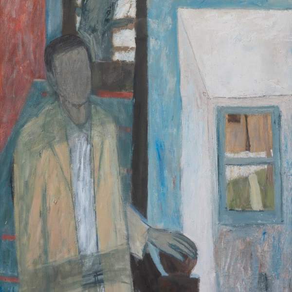 Self-portrait on Stairway by John Wallace (RAiR 1968), Image 2.