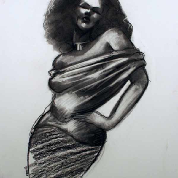 UNTITLED (Woman) by Maurice "Moe." Bradford Jr., Image 1.
