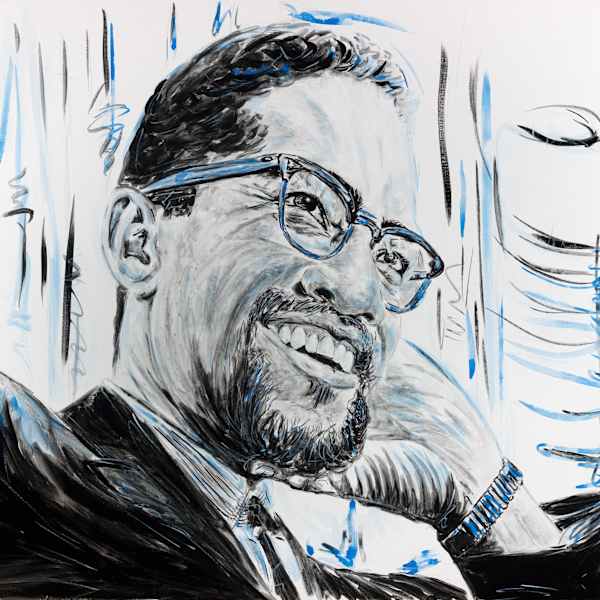 Malcolm X by Patrick T. Smith, Image 2.
