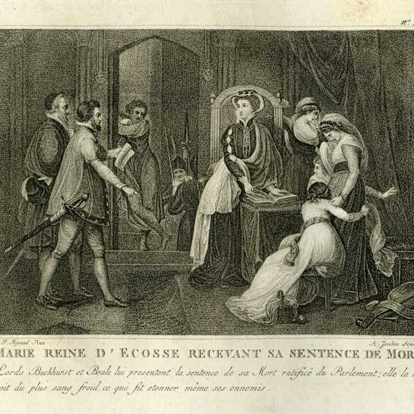 Marie reine d'Ecosse Recevant sa Sentence de Mort (Mary Queen of Scots Receiving Her Death Sentence) by Antonio Zecchin, Image 2.