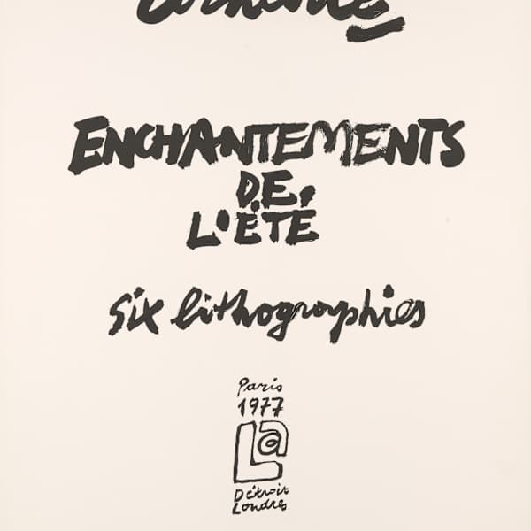 Title Page for "Enchantement de l'Été" by Corneille (Guillaume Cornelis van Beverloo), Image 1.