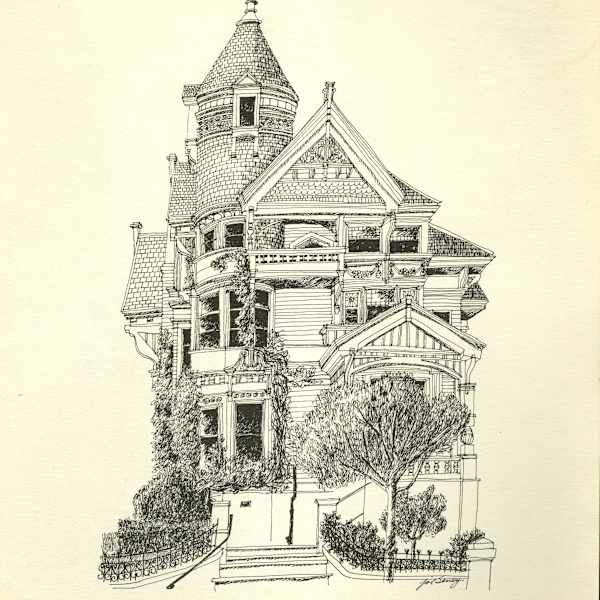 Untitled (House with Porch) by Joe Seney, Image 2.