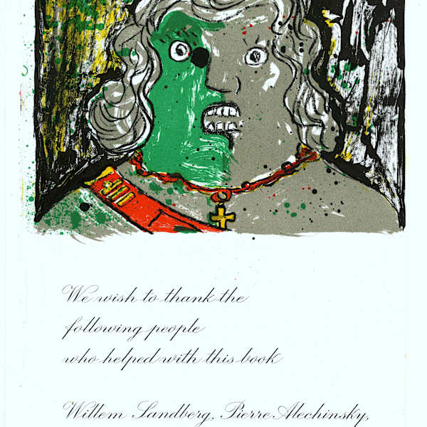 Page from One Cent Life Portfolio by Enrico Baj, Image 2.