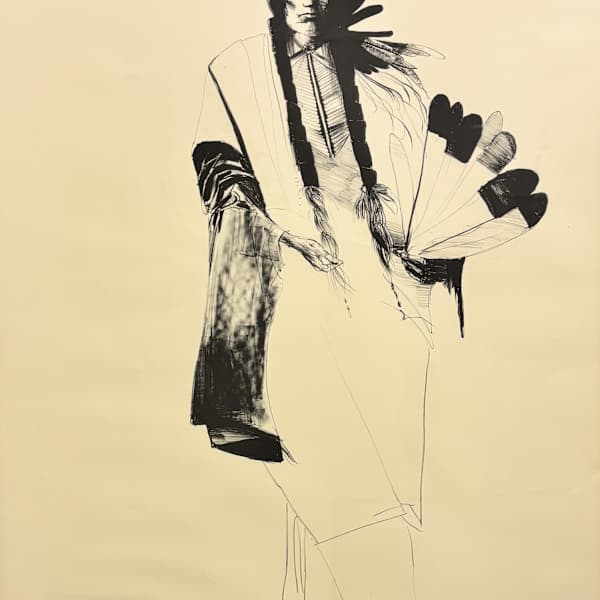 Quanah Parker Comanche by Leonard Baskin, Image 1.