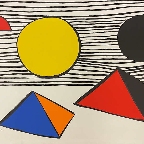 Pyramids and Sun by Alexander Calder, Image 2.