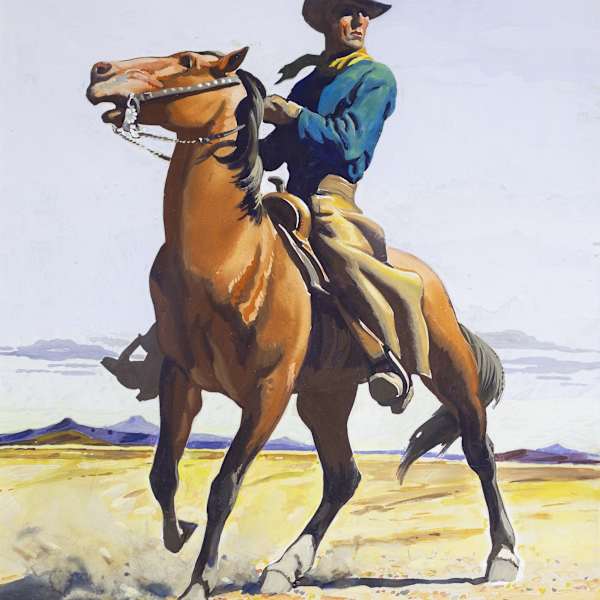 The Cowboy by Maynard Dixon, Image 1.