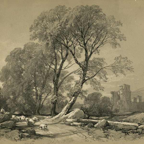 Leicester Castle by James Duffield Harding, Image 1.