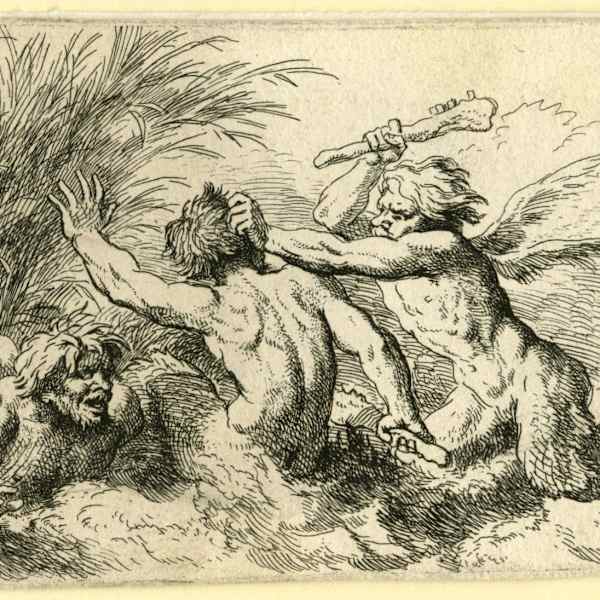 Battling Tritons by Christian Wilhelm Ernst Dietrich, Image 3.