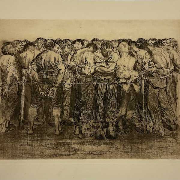 Die Gefangenen (The Prisoners) by Käthe Kollwitz, Image 1.