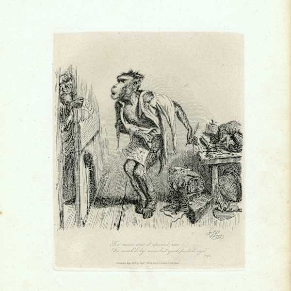 Distressed Poet; or Three Weeks in Arrears by Thomas Landseer, Image 2.