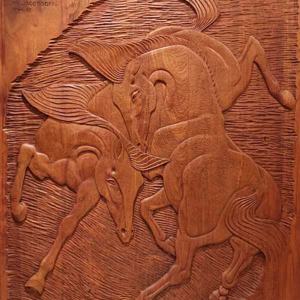 Two Horses by Yolande Jacobson Sheppard, Image 2.
