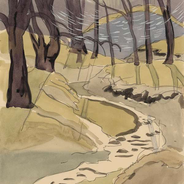 “Brook” by Charles Ephraim Burchfield, Image 1.