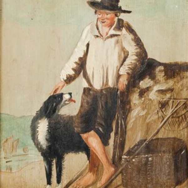 A Fisherman by David Blythe, Image 1.